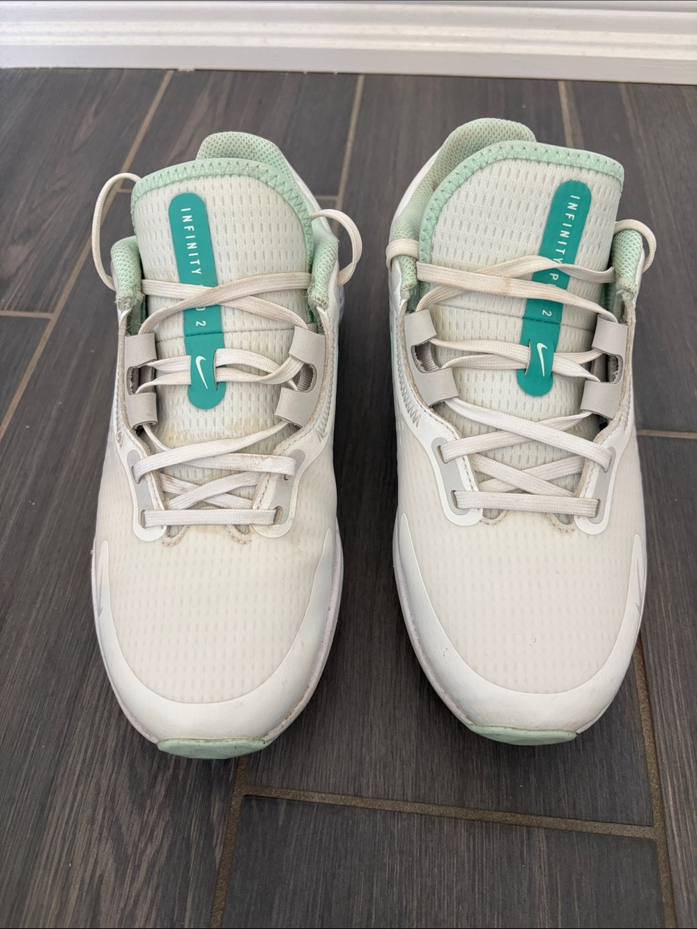 Nike Infinity Pro 2 Women’s Golf Shoes — Mint/White size 8.5 - Picture 4 of 4